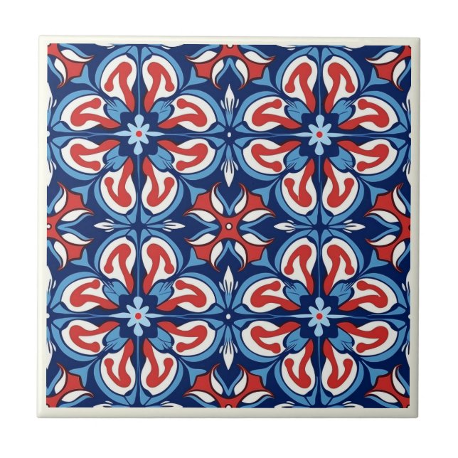 Mexican Talavera Keramik Tile Collection Fliese (Vorderseite)