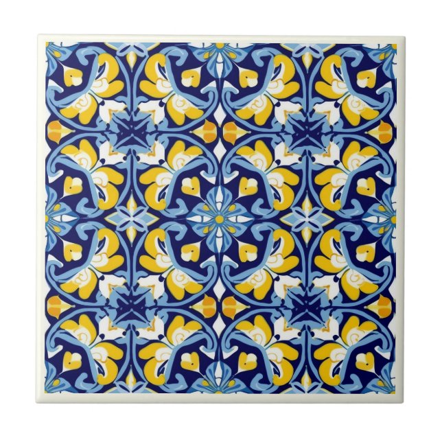 Mexican Talavera Keramik Tile Collection Fliese (Vorderseite)