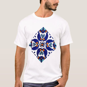 Mexican Talavera Terracotta Tile Design Nr. 1 T-Shirt