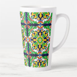 Mexican Talavera Terracotta Tile Design Nr. 4 Milchtasse