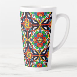 Mexican Talavera Terracotta Tile Design Nr. 5 Milchtasse