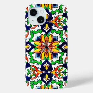 Mexican Talavera Terracotta Tile Design Nr. 6 Case-Mate iPhone Hülle