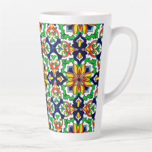 Mexican Talavera Terracotta Tile Design Nr. 6 Milchtasse