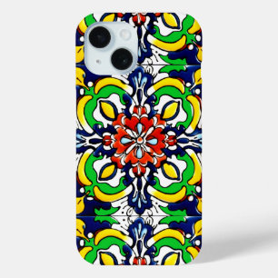 Mexican Talavera Terracotta Tile Design Nr. 7 Case-Mate iPhone Hülle