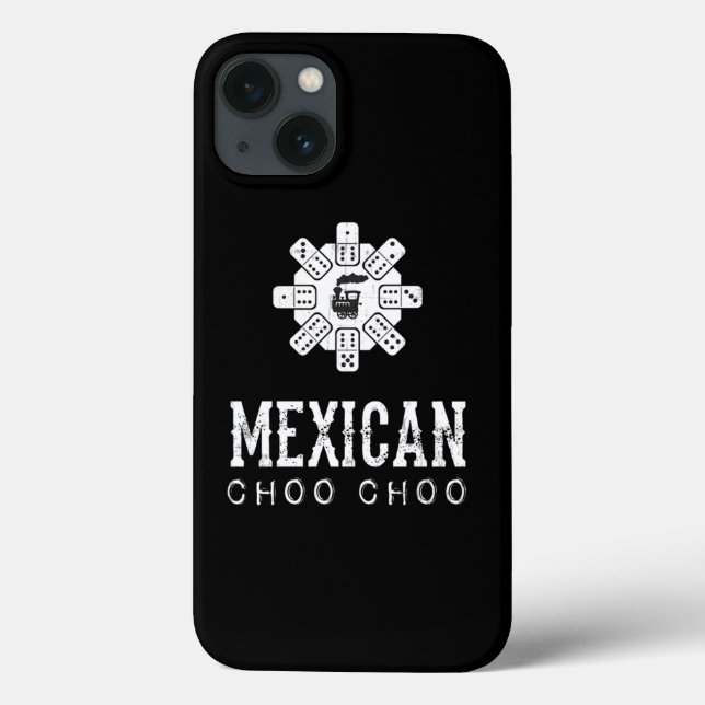 Mexican Train Choo Mexican Dominosteine Case-Mate iPhone Hülle (Rückseite)