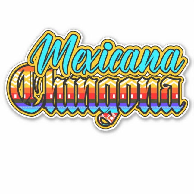 Mexicana Chicana Sticker (Vorderseite)