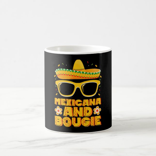 Mexicana und Bougie Mexican Girls Cinco de Mayo Kaffeetasse (Mittel)