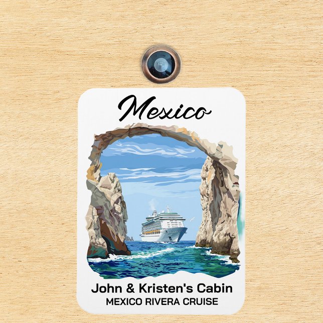 Mexico Cabo Arch Cruise Ship Stateroom Magnet (Von Creator hochgeladen)