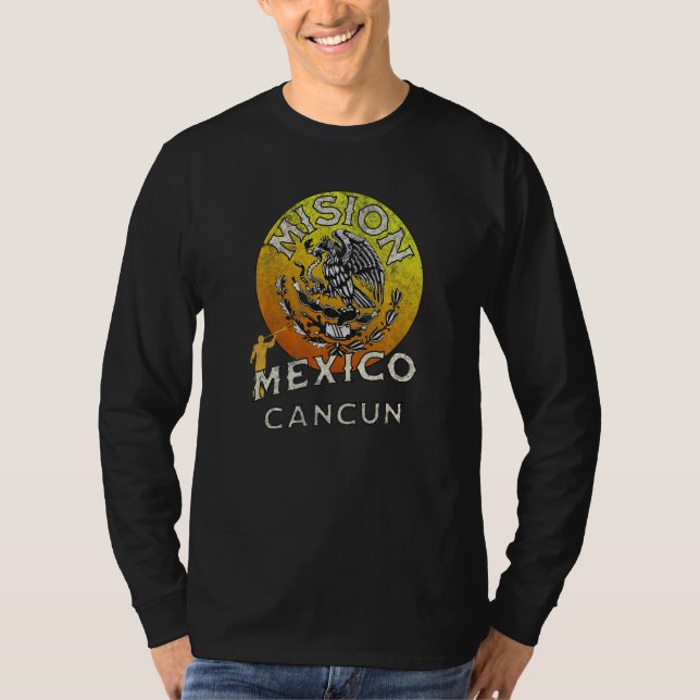 Mexico Cancun LDS Mission Missionary   T-Shirt (Vorderseite)