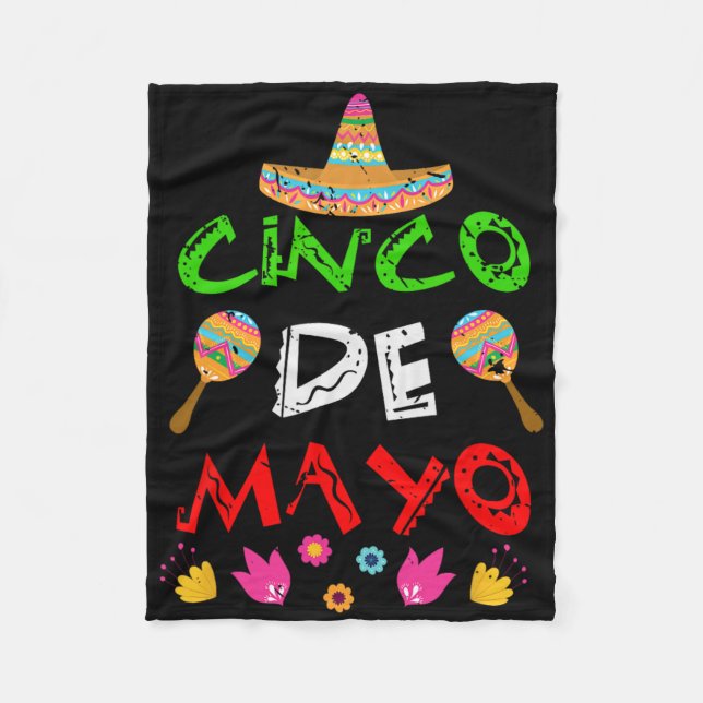 Mexico Cinco De Mayo Fleecedecke (Vorderseite)