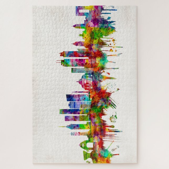 Mexico City Mexico Skyline (Vertikal)