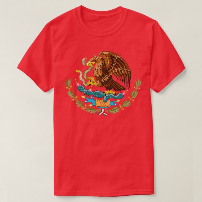 Mexico Coat Of Arms T-Shirt (Design vorne)