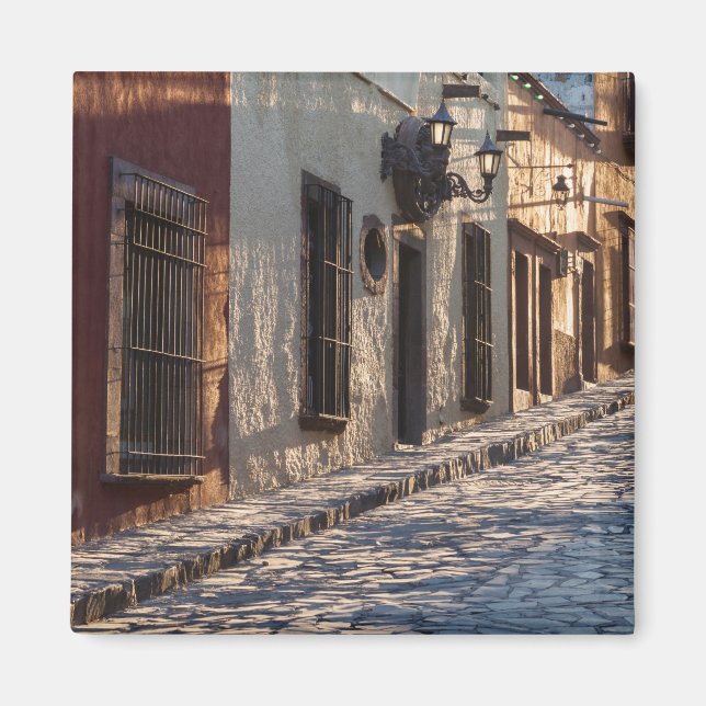 Mexico Cobblestone Street Magnet (Vorne)