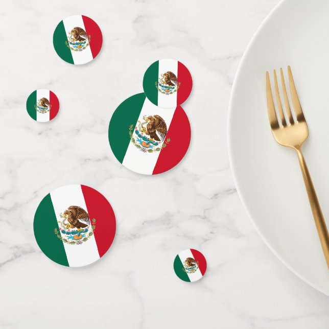 Mexico Confetti, Party, mexikanische Flagge Konfetti (Gruppe)