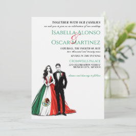 Mexico Couple Wedding Einladung