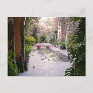 Mexico Courtyard Postkarte