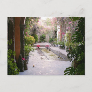 Mexico Courtyard Postkarte