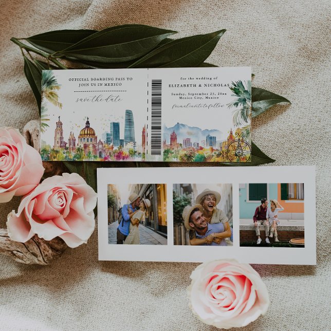 Mexico | Destination Wedding Boarding Pass (Von Creator hochgeladen)