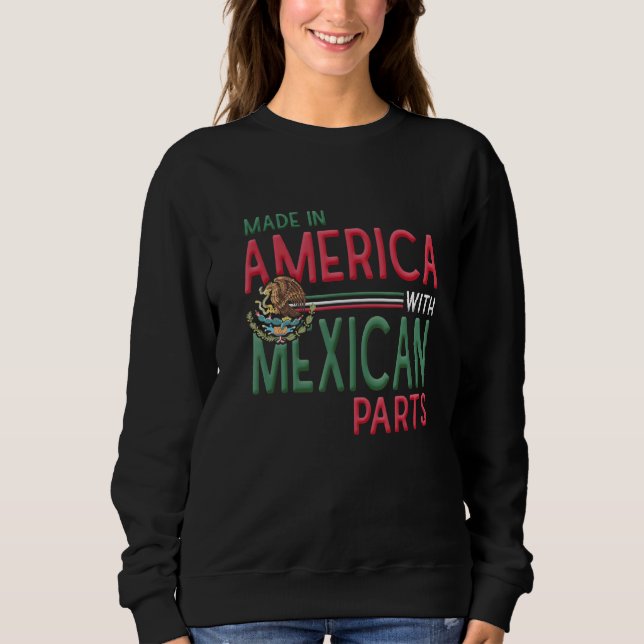 Mexico Eagle Mexicano Pride Camisa Proud Mexikanis Sweatshirt (Vorderseite)