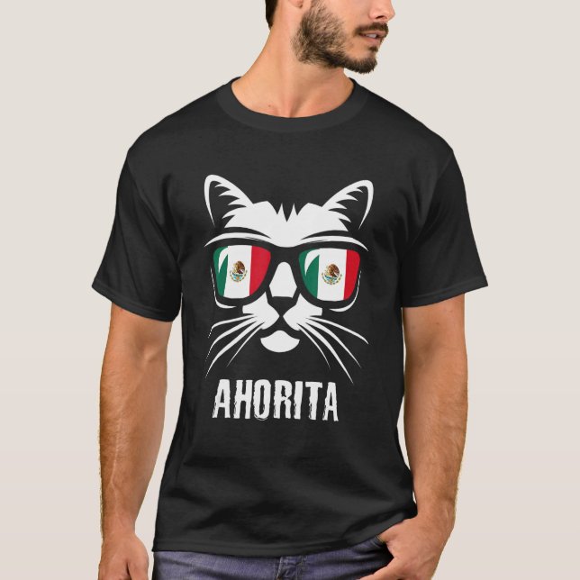 Mexico Flag   Cat Mexican Saying T-Shirt (Vorderseite)
