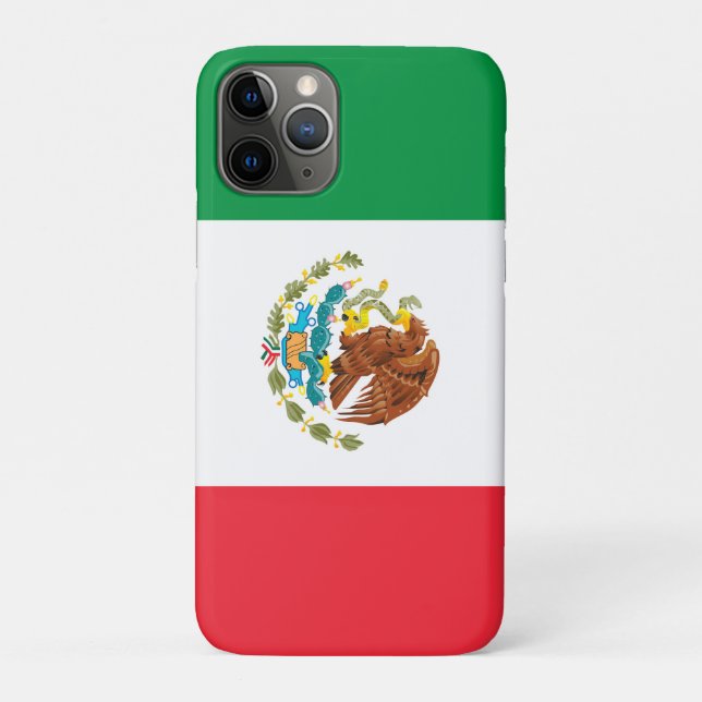 Mexico Flag Cell Phone Case (Rückseite)