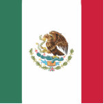 Mexico Flag Emblem Freistehende Fotoskulptur<br><div class="desc">Mexico Patriotic Home Gift Design. Mexican Country Sign Souvenir National Politics Mark Present. Homeland Symbol Presentation.</div>