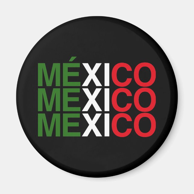 MEXICO FLAG MAGNET (Vorne)