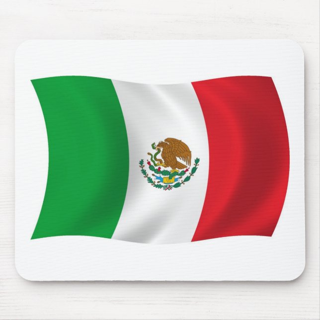 Mexico Flag Mousepad (Vorne)