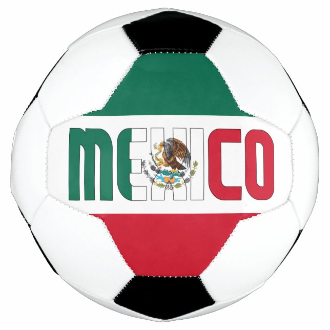 Mexico Flag Patriotic Fußball (Vorderseite)