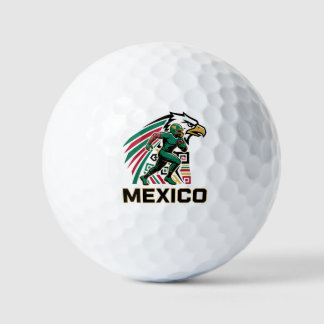 Mexico Football Eagle National Pride Action Art Golfball