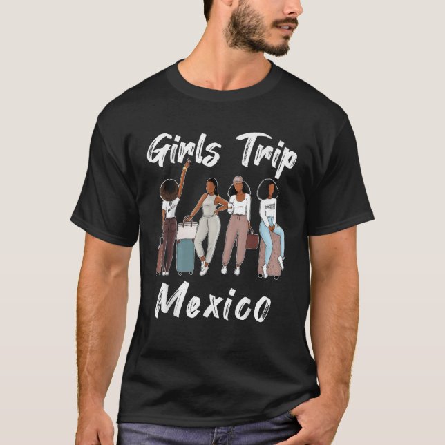 Mexico Girls Trip 2025 Funny Best Friends Summer H T-Shirt (Vorderseite)