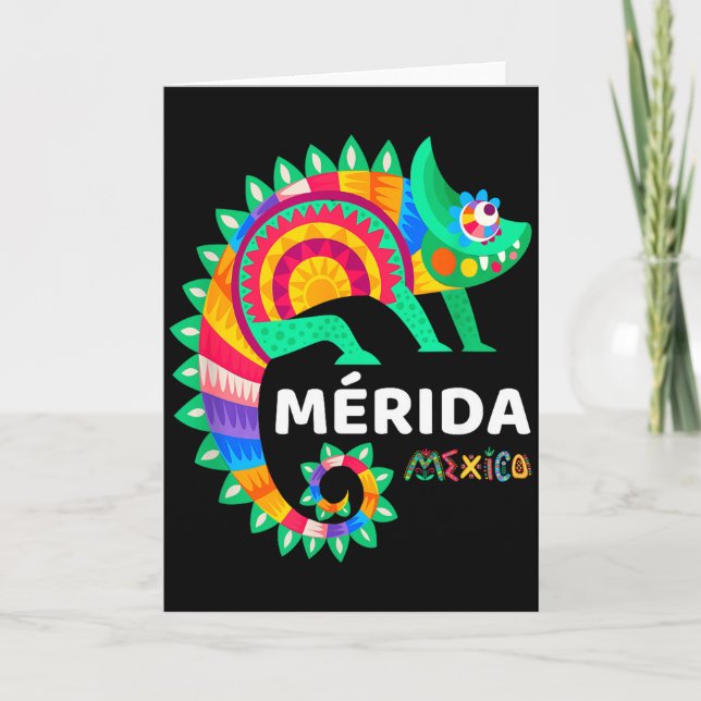 Mexico Mérida  Karte (Vorderseite)