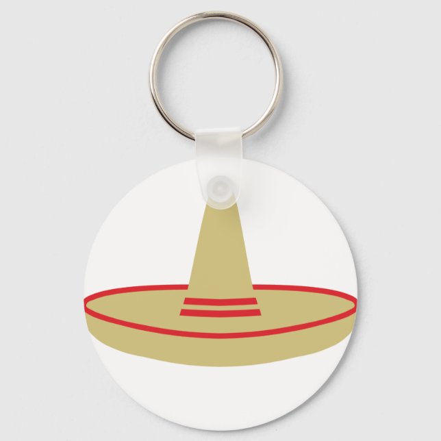 Mexico Party Sombrero Schlüsselanhänger (Vorderseite)