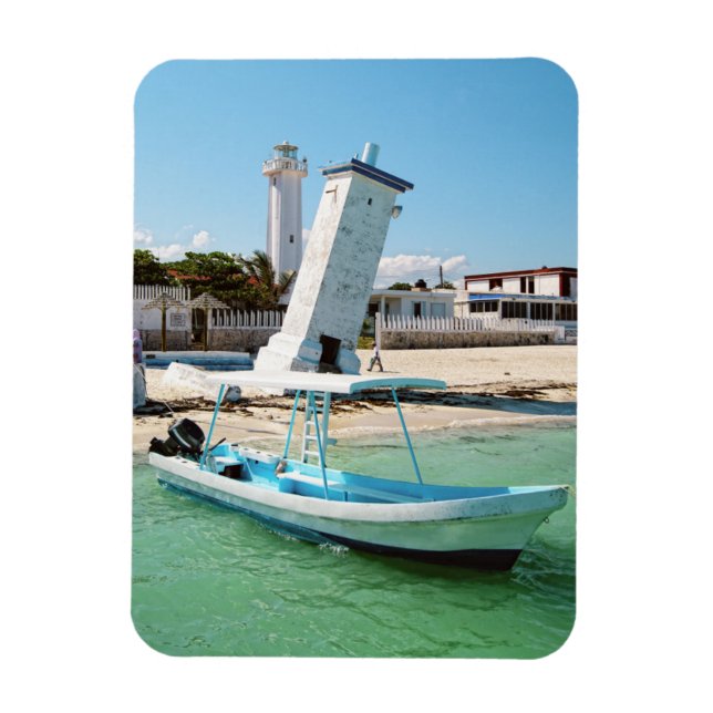 Mexico Puerto Morelos Magnet (Vertikal)