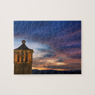 Mexico, San Miguel de Allende. Sonnenuntergang übe
