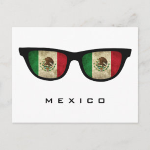 Mexico Shades texte personnalisé et carte postale 