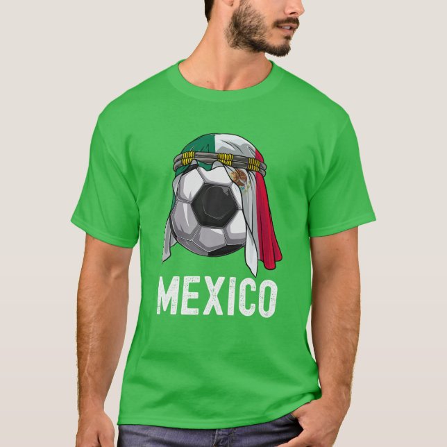 Mexico Soccer Liebe Mexican Jersey Futbol Football T-Shirt (Vorderseite)
