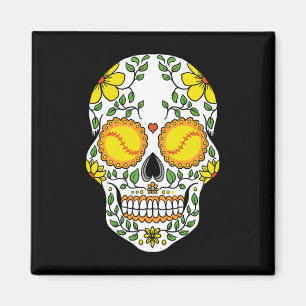 Mexico Softll Zucker-Schädel-Jugendmannschafts-Tra Magnet