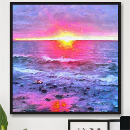 Mexico Sunset 0909 Art Print Poster