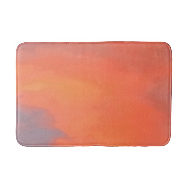 Mexico Sunset Colors Badematte (Vorderseite)