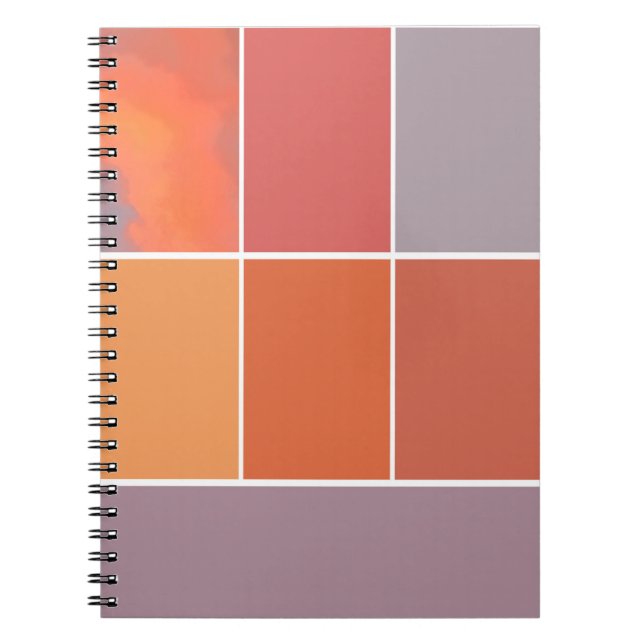 Mexico Sunset Colors Notizblock (Vorderseite)