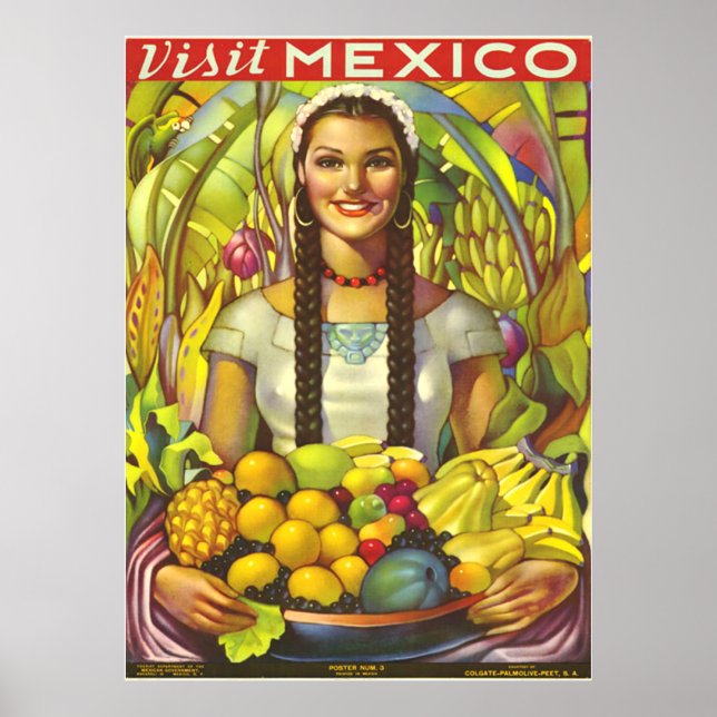 Mexico Vintage Poster (Vorne)