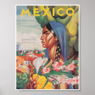 Mexico Vintage Travel Poster