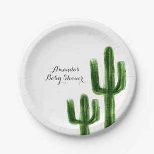 Mexikaner Boho Kaktus-Papier-Party-Platte Pappteller