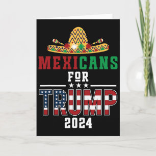 Mexikaner für Trump USA-Flagge Wählen Republikanis Karte