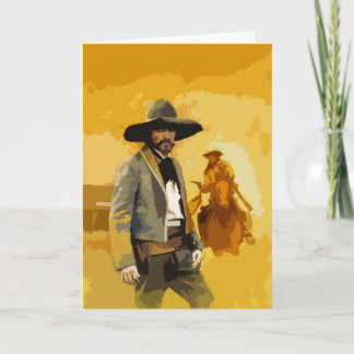 Mexikaner geächtete Pop-Kunst-Gruß-Karte Karte