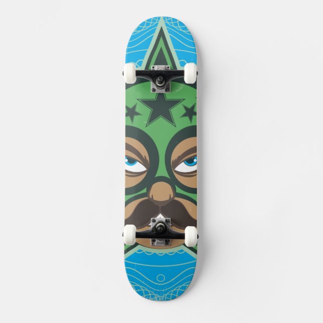 Mexikaner Luchador Skateboard (Vorderseite)