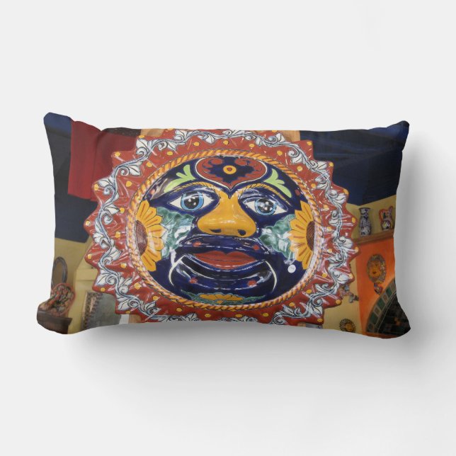 Mexikaner-Talavera-Artsonne Lendenkissen (Vorderseite)