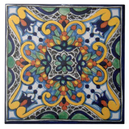 Mexikaner-Talavera-Entwurfs-Keramik-Foto-Fliese Fliese