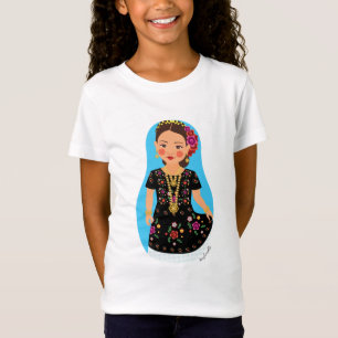 Mexikanerin, Tehuana Matryoshka Girls' T-Shirt